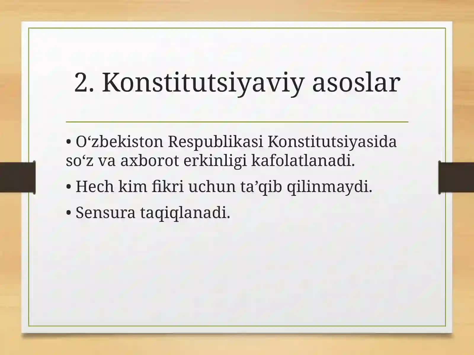 Matbuotda so‘z va axborot olish erkinligi 4