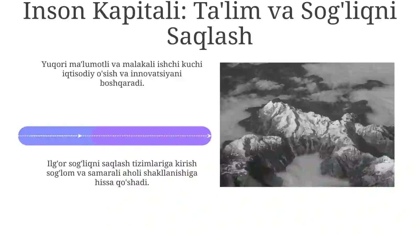 Rivojlanishni ta'riflash: Tahlil uchun ramka 4