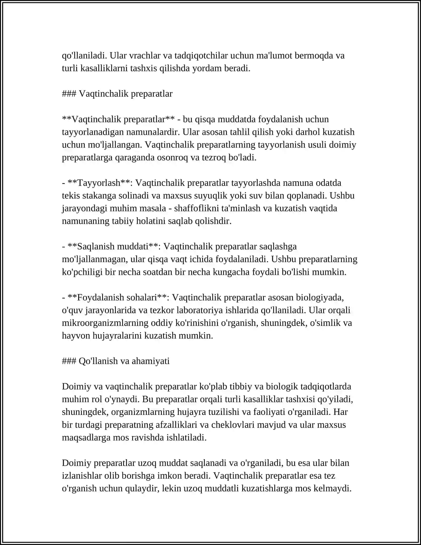 DOIMIU VA VAQTINCHALIK PREPARAT TAYYORLASH 4