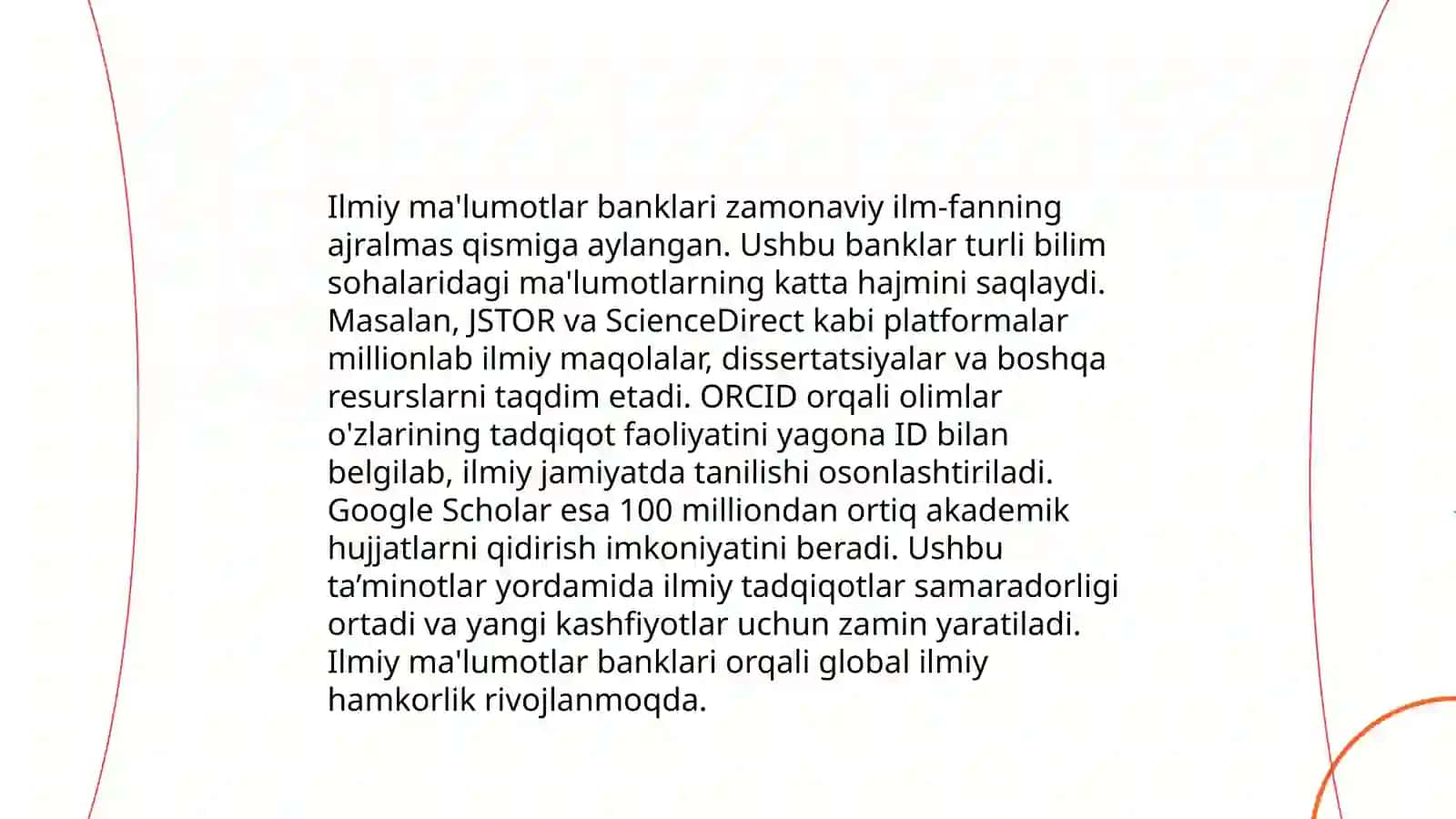 Ilmiy-texnikaviy informatika asoslari 4