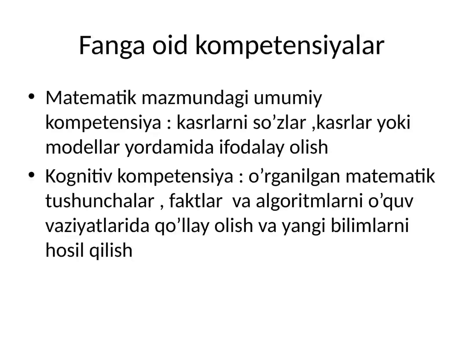 Kasrlar haqidagi tushuncha va qo'shilish 4