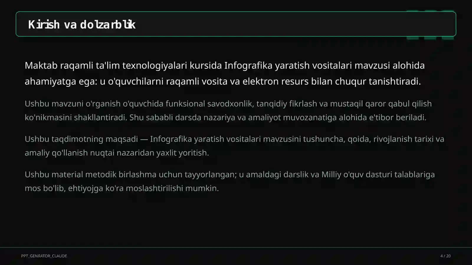 Infografika yaratish vositalari 4