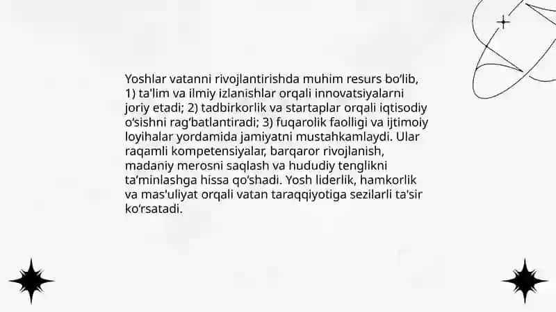 Vatan taraqqiyotiga mening ham masulman 4