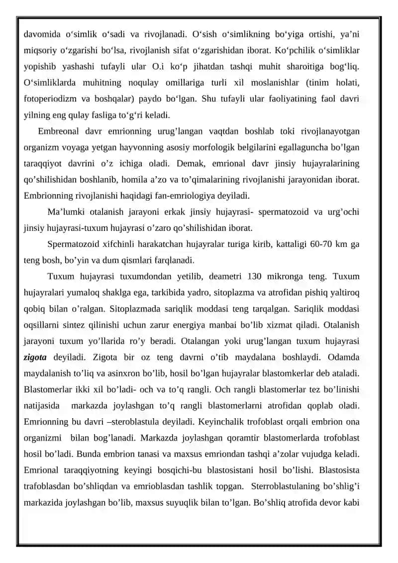 Ontogenez nazariyasi va salomatlik 4