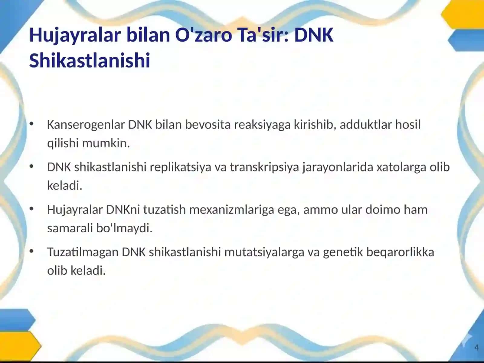 Kanserogen Agentlar va O'sma Immuniteti: Hujayralar Darajasidagi O'zaro Ta'sirlar 4
