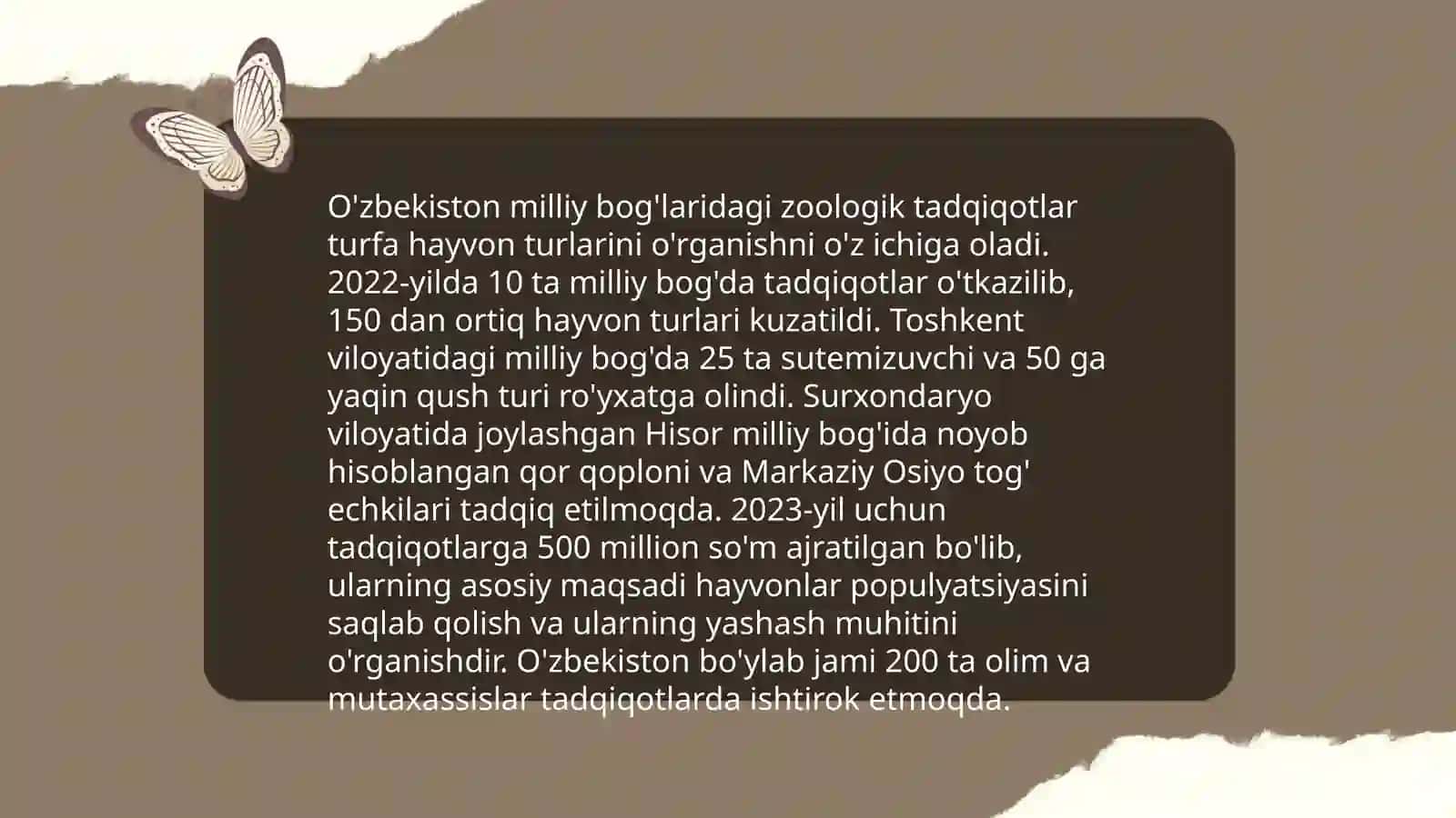 O'zbekistonda zoologik tadqiqotlarning rivojlanishi 4