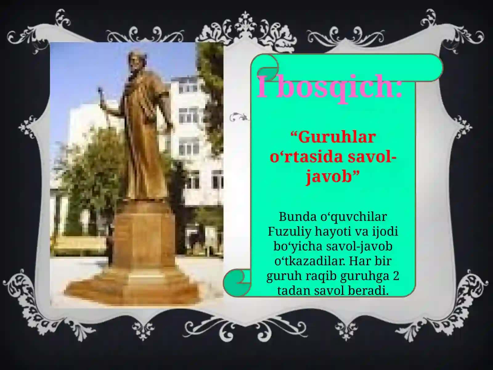 9-sinf Adabiyot fanidan Mirzo G'olib hayoti va ijodi dars ishlanma O'qituvchilarga / 6-11 Sinf Dars ishlanmalar 4