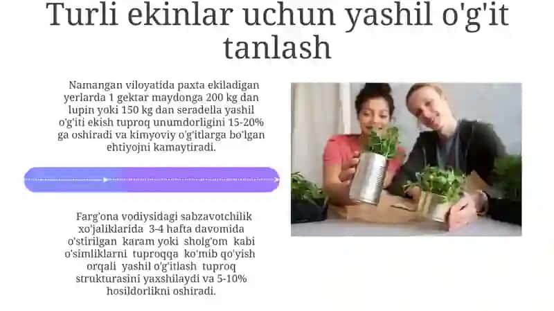 Yashil erituvchilardan foydalanish yo'llari 4