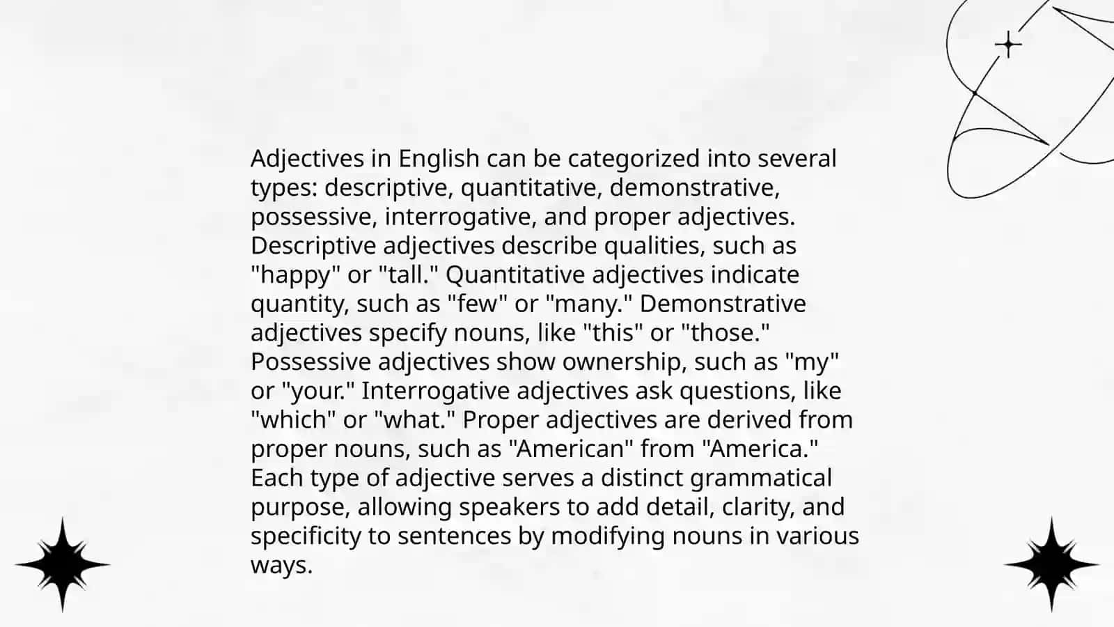 Adjective 4