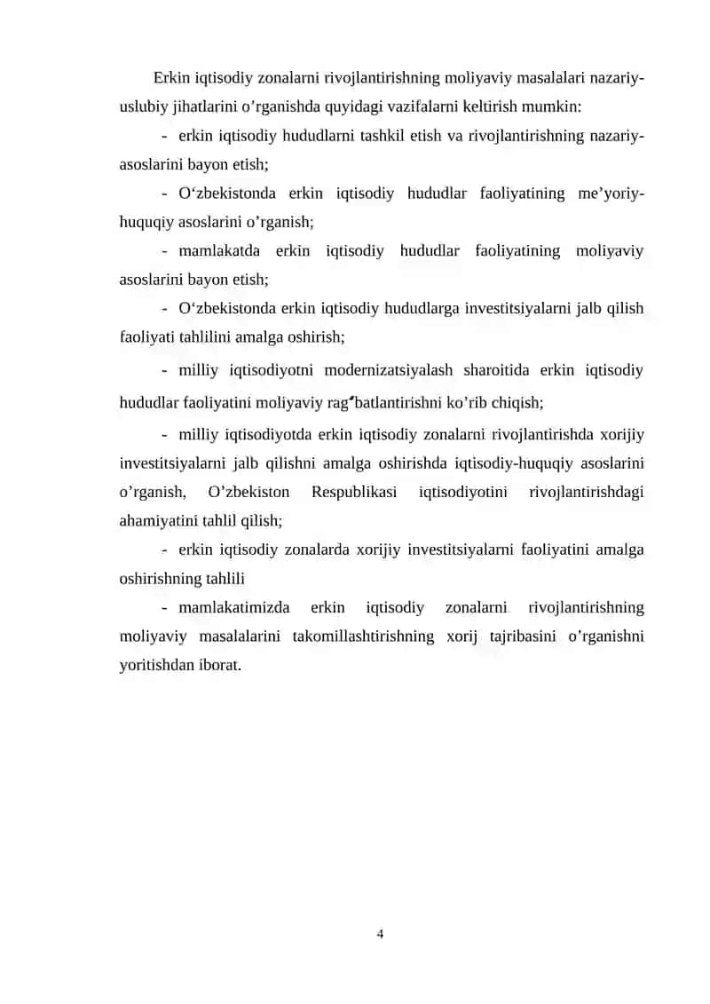 Erkin iqtisodiy hududlarning yaratilishi 4
