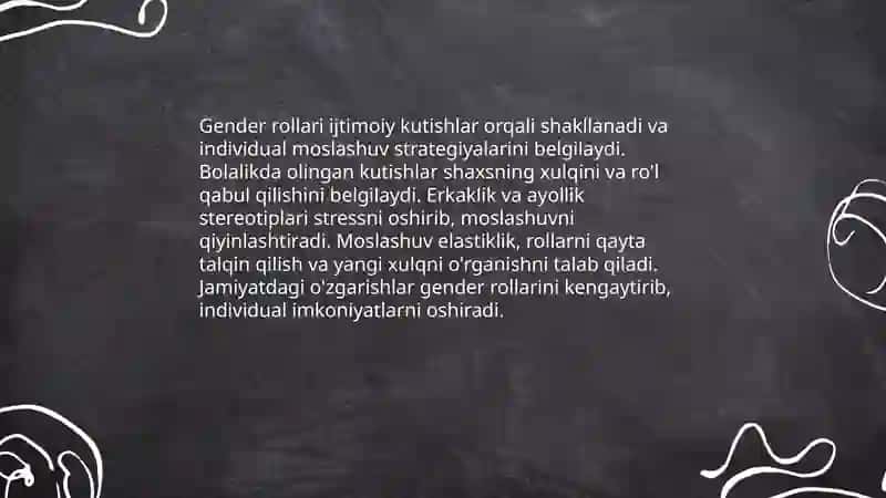 Moslashuvning individual va gender xususiyatlari 4
