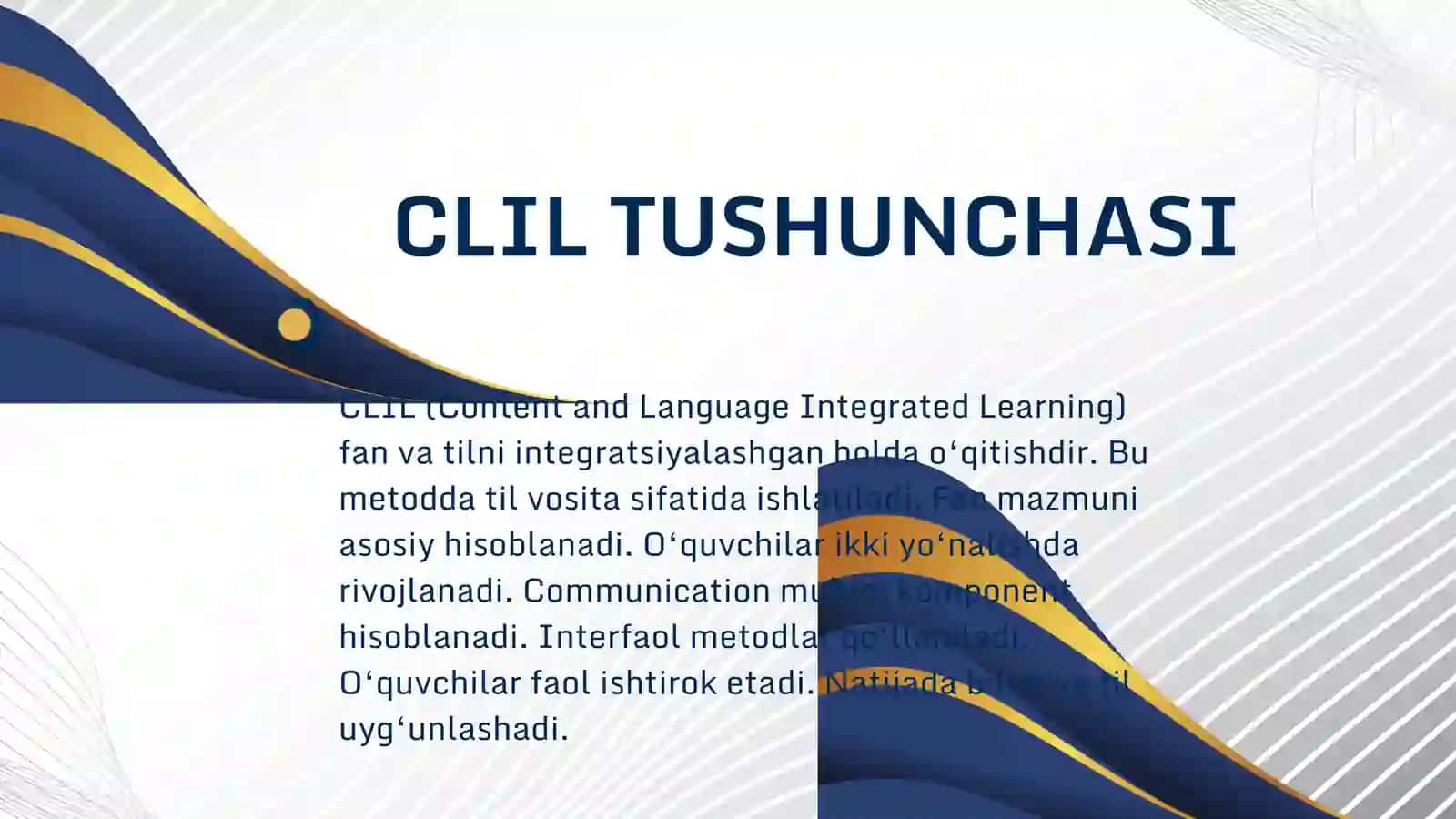 SCIENCE FANLARINI CLIL TEXNOLOGIYASI YORDAMIDA O‘QITISH 4