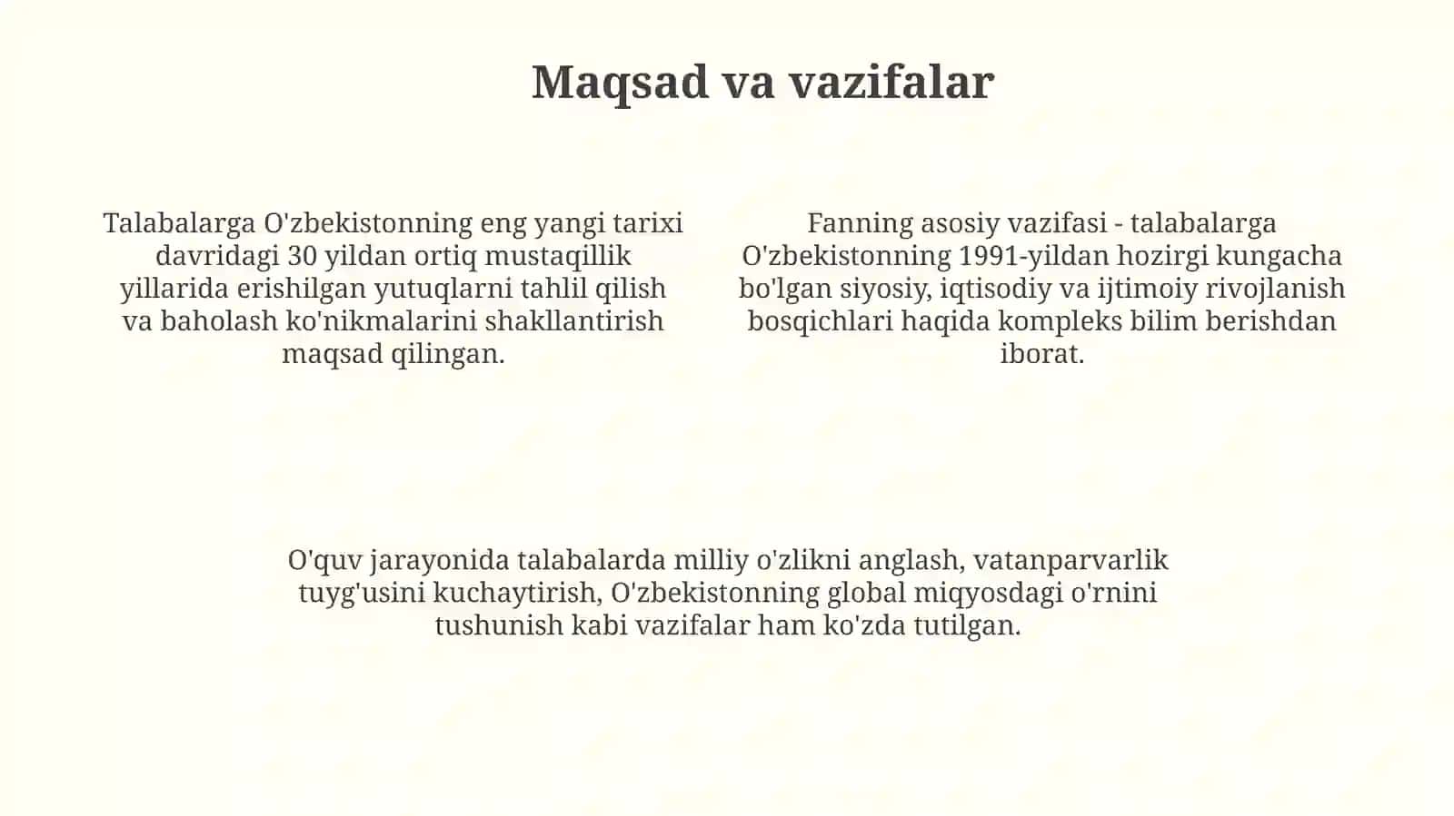O'zbekistonning eng yangi tarixi 4