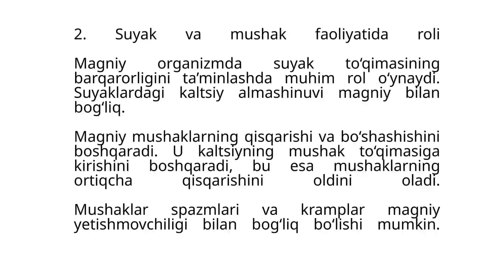 Magniy elementining xossalari 4