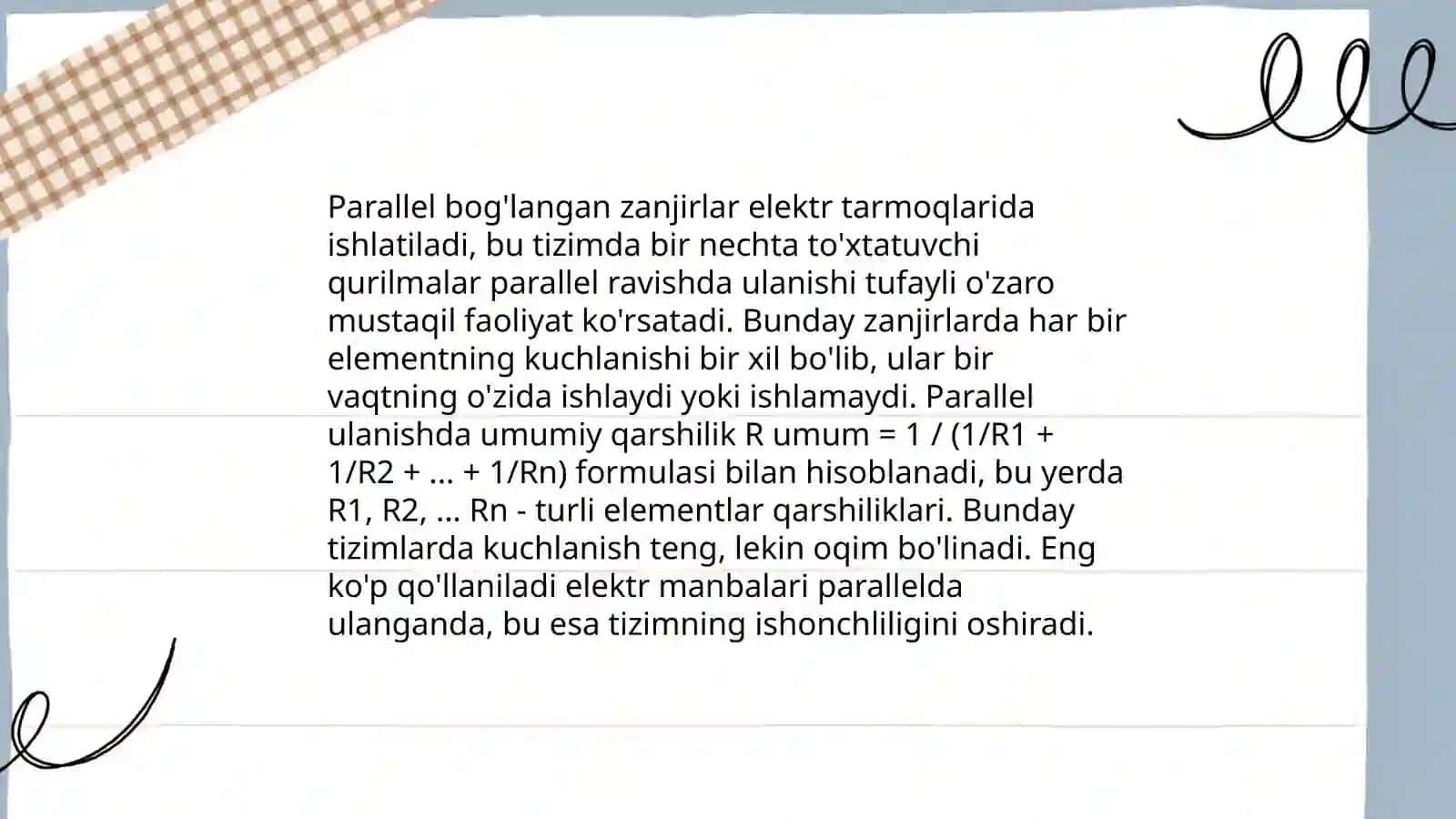 Ketma - ket va parallel ulangan oʻzaro induktiv bogʻlangan zanjirlar va oʻzaro induktiv bogʻlangan zanjirlarni hisoblash 4