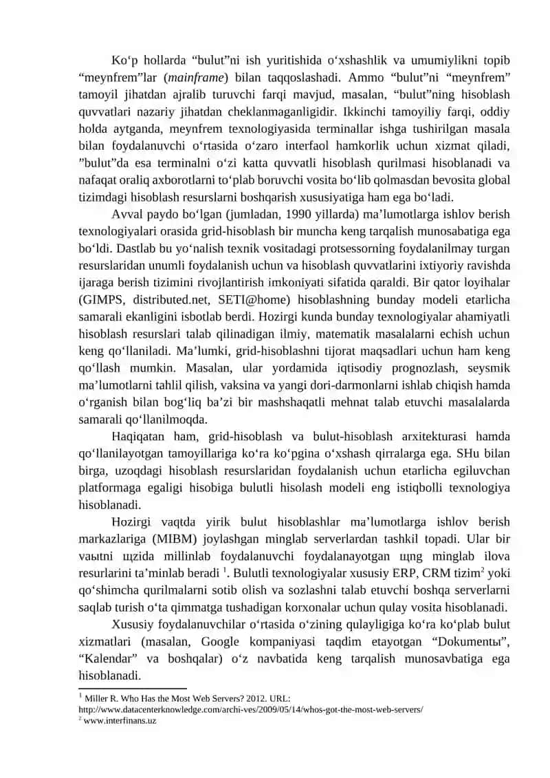 13-mavzu. Bulutli va blokcheyn texnologiyalari bilan ishlash 4