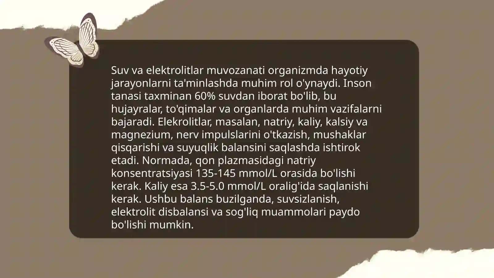 Elektrolitlar gomeostazi. Osmos hodisasi 4