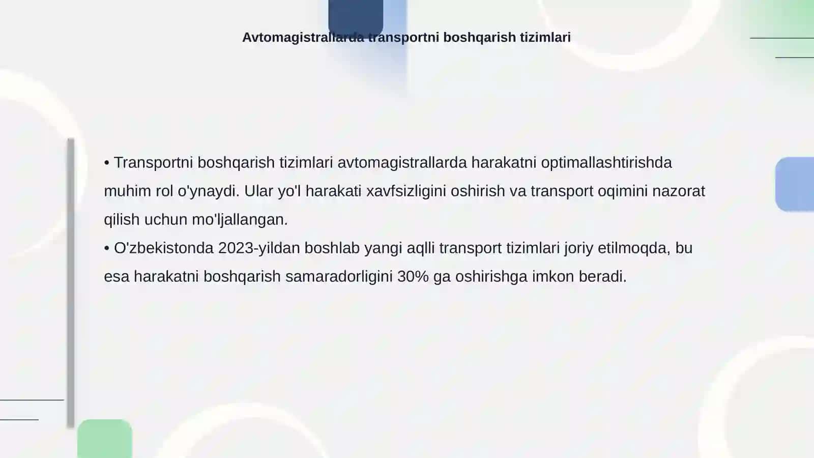 Avtomagistrallarda harakatlanish ism boʻlmasin iloji boʻlsa 4