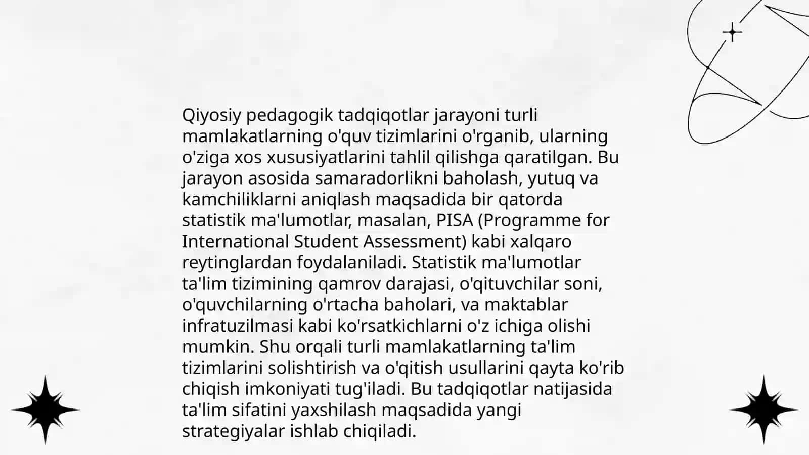 Qiyosiy pedagogika fanining tadqiqot metodi 4