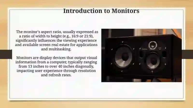Monitors 4