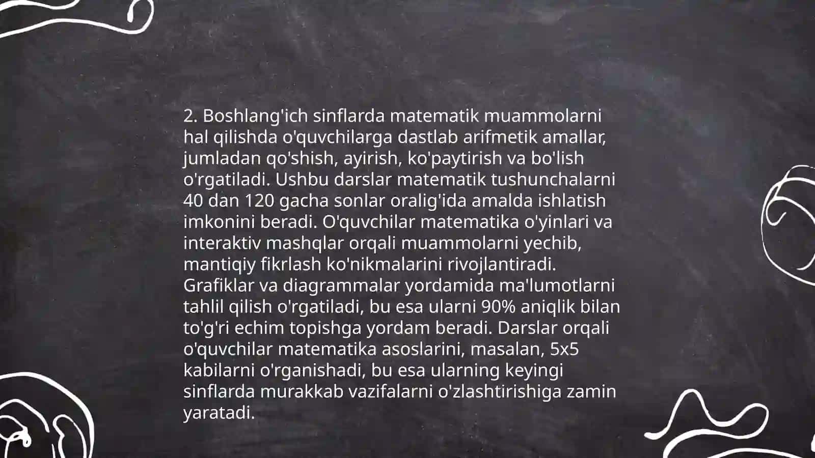 Boshlang'ich sinflarda matematikadan o'quvchilarning ijodiy ishlashga o'rgatish metodikasi 4