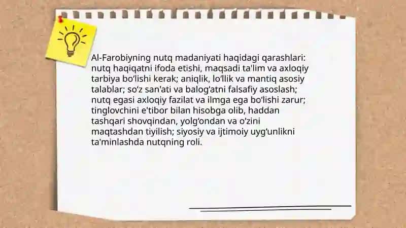Sharq mutafakkirlarining asarlarida nutq madaniyati masalalari 4