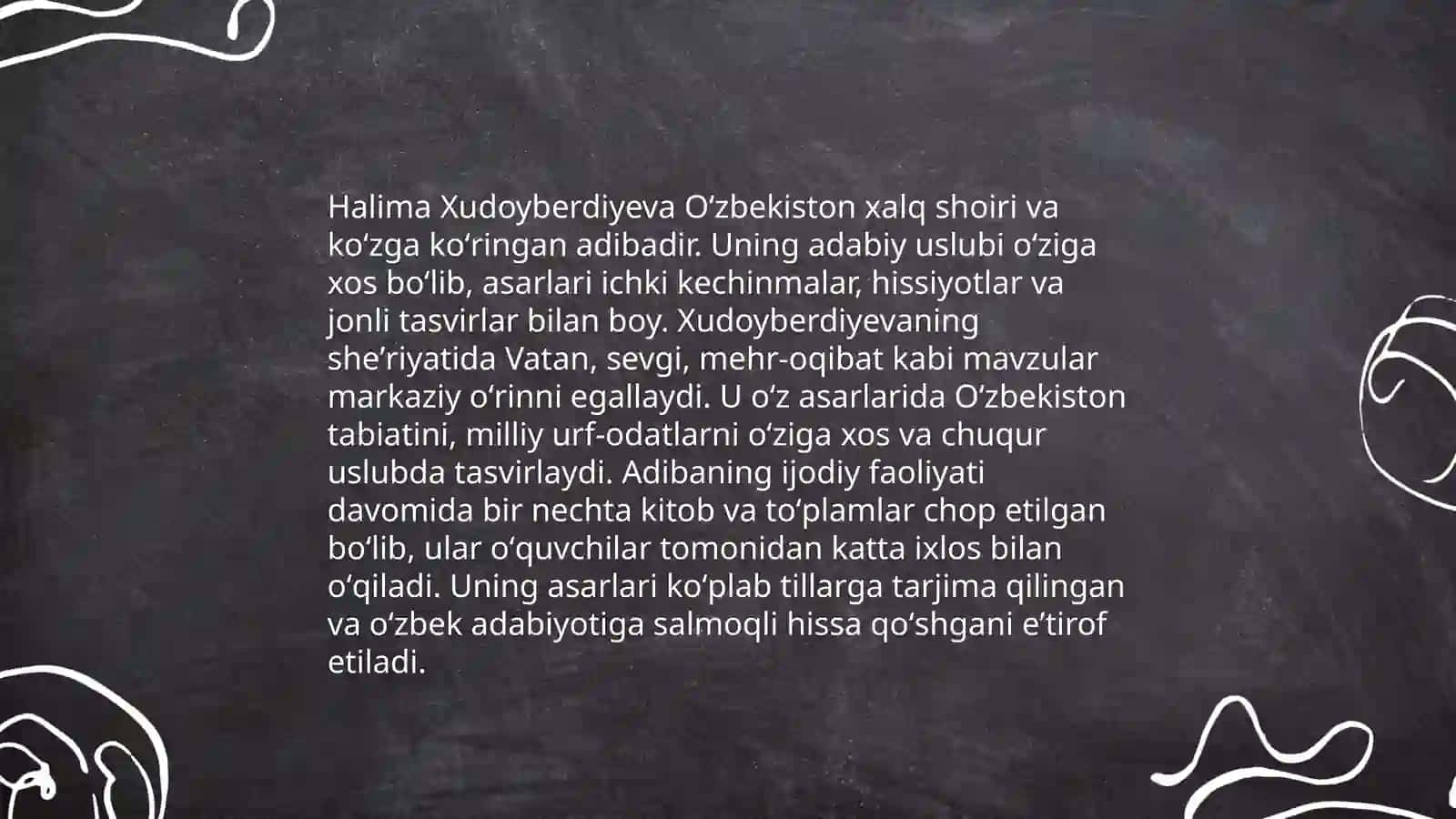 Halima Xudoyberdiyevaning she'rlari 4