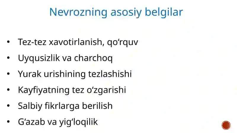 Nevro’z vauning turlari 4