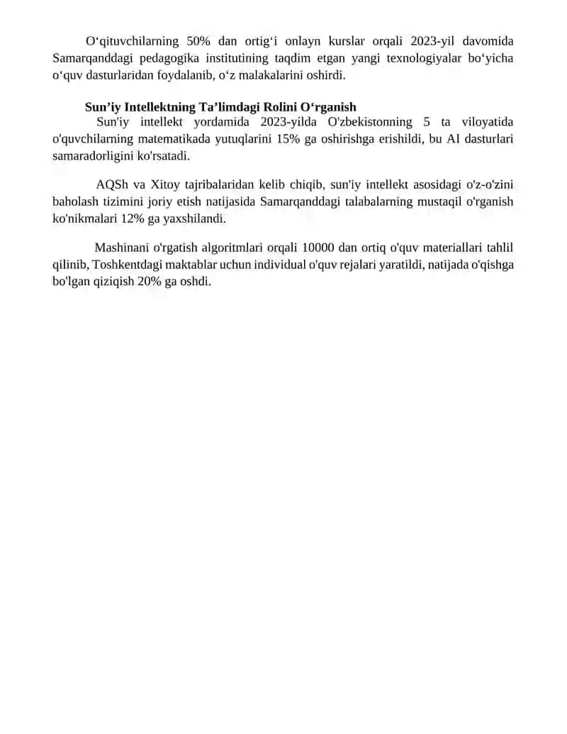 Innovatsion texnologiyalar yordamida ta’lim samaradorligini oshirish yo‘llari 4