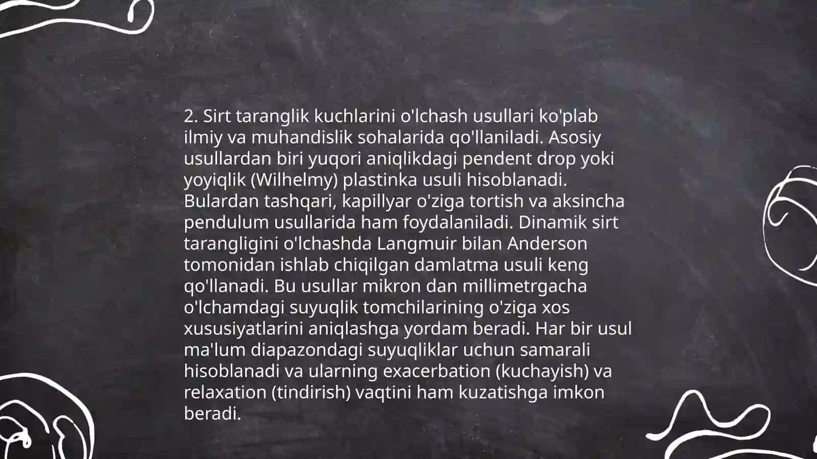 Sirt tarangligi 4