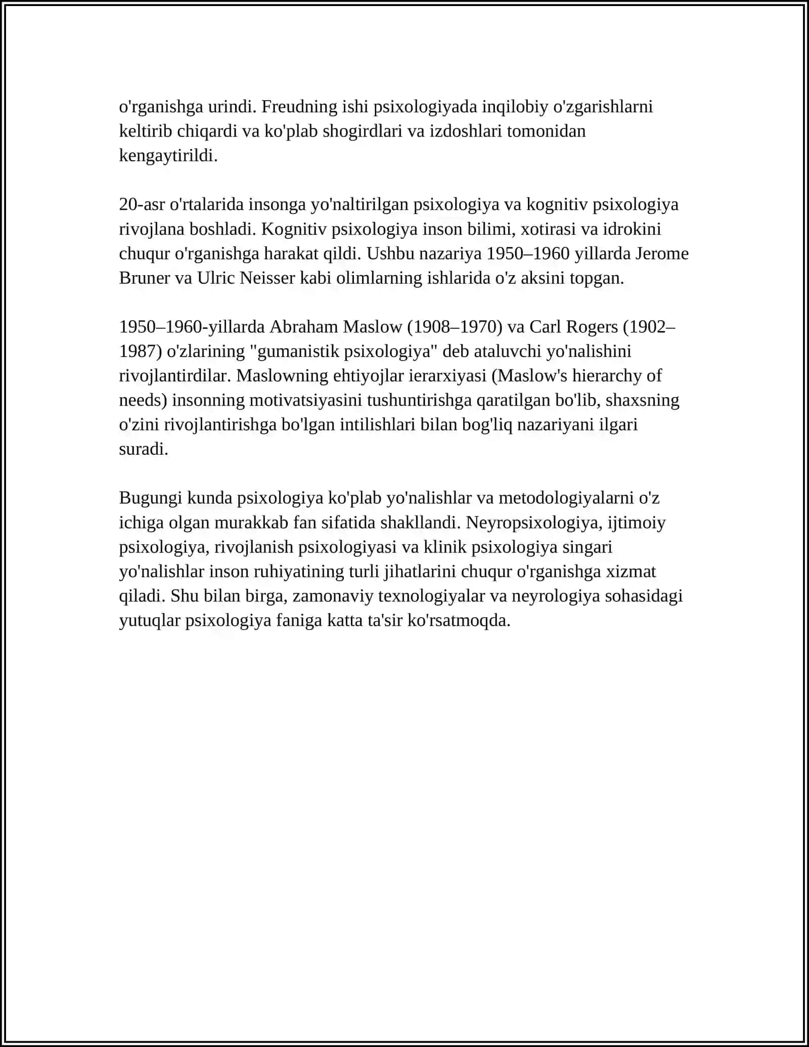 PSIXOLOGIYANING MUSTAQIL FAN SIFATIDA SHAKLLANISHI 4