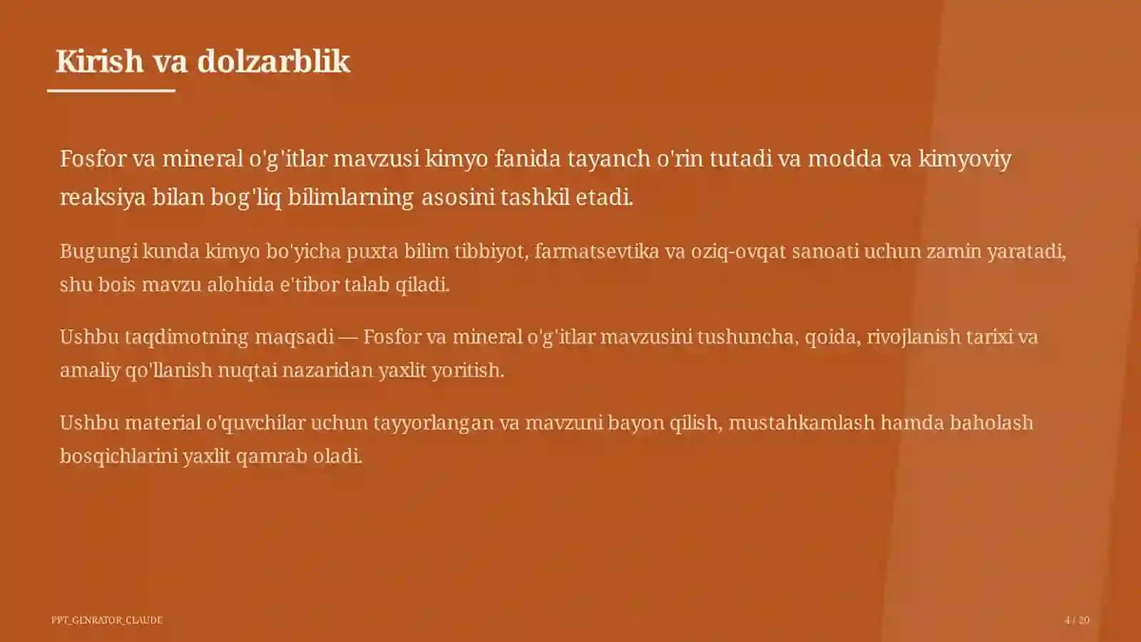 Fosfor va mineral o'g'itlar (9-sinf) 4