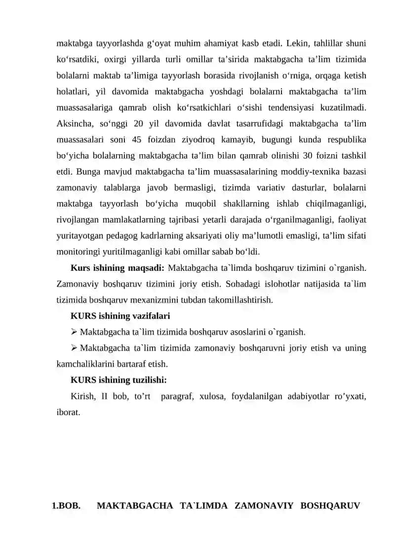 MAKTABGACHA TA`LIMDA ZAMONAVIY BOSHQARUV TIZIMINI JORIY ETISH 4