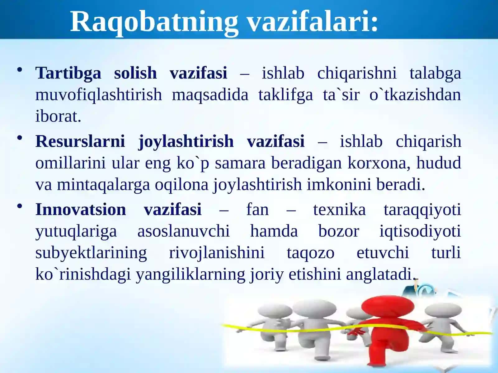 Nomukammal bozorlarda firmalar faoliyati 4