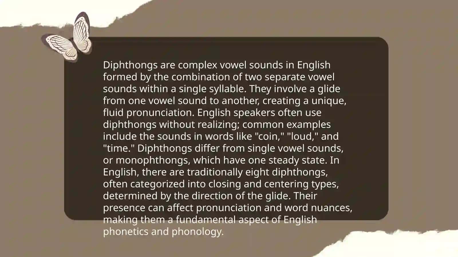 Reading rules of Diphthongs 4