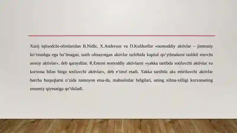 Nomoddiy aktivlarga safarbar etiladigan investitsiyalarni moliyalashtirish 4