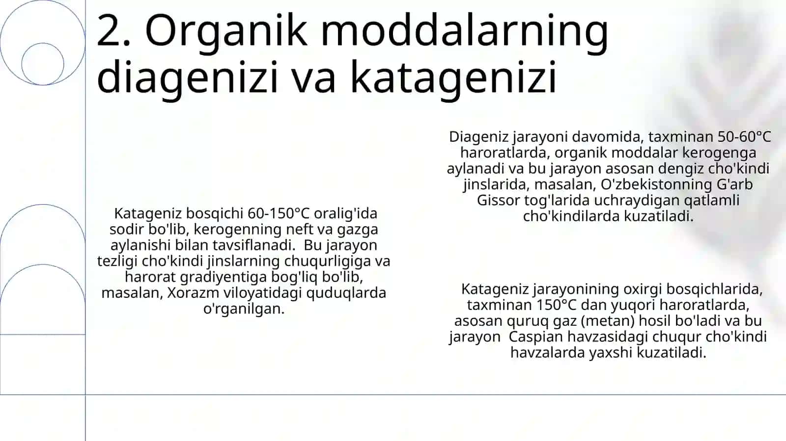 Neft va gaz toplamlarining shakllanishi va buzilishi 4