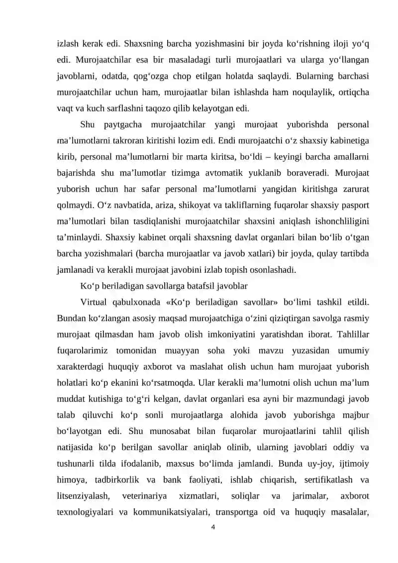 VIRTUAL QABULXONALAR JAMIYATI DEMOKRATLASHTIRISH ME`ZONI 4