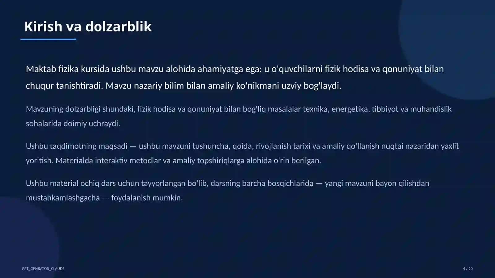 Geometrik optika: yorug'likning qaytishi va sinishi (11-sinf) 4