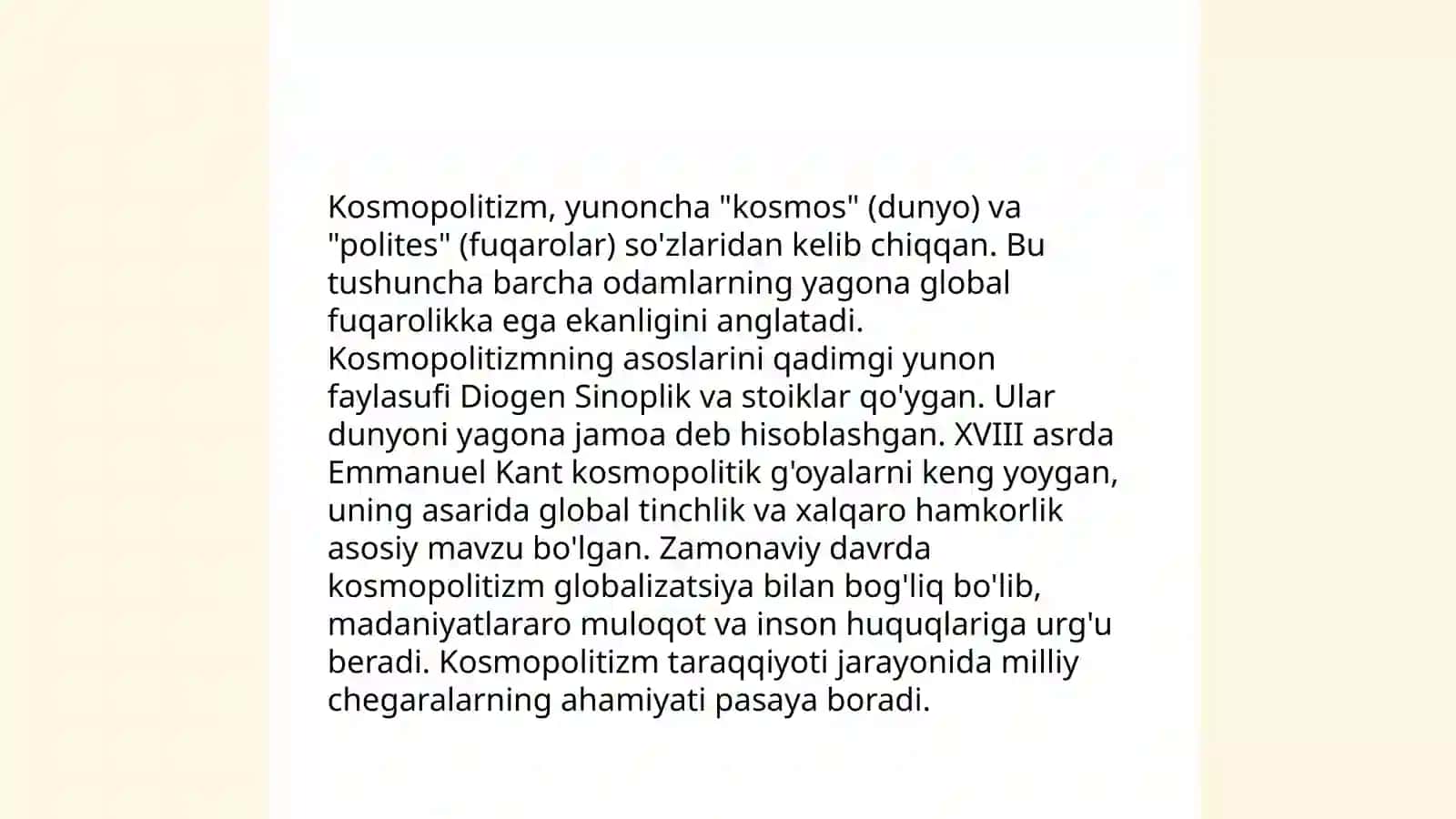 Zamonaviy axloqiy tarbiyada kosmopolitizmga moyillik 4