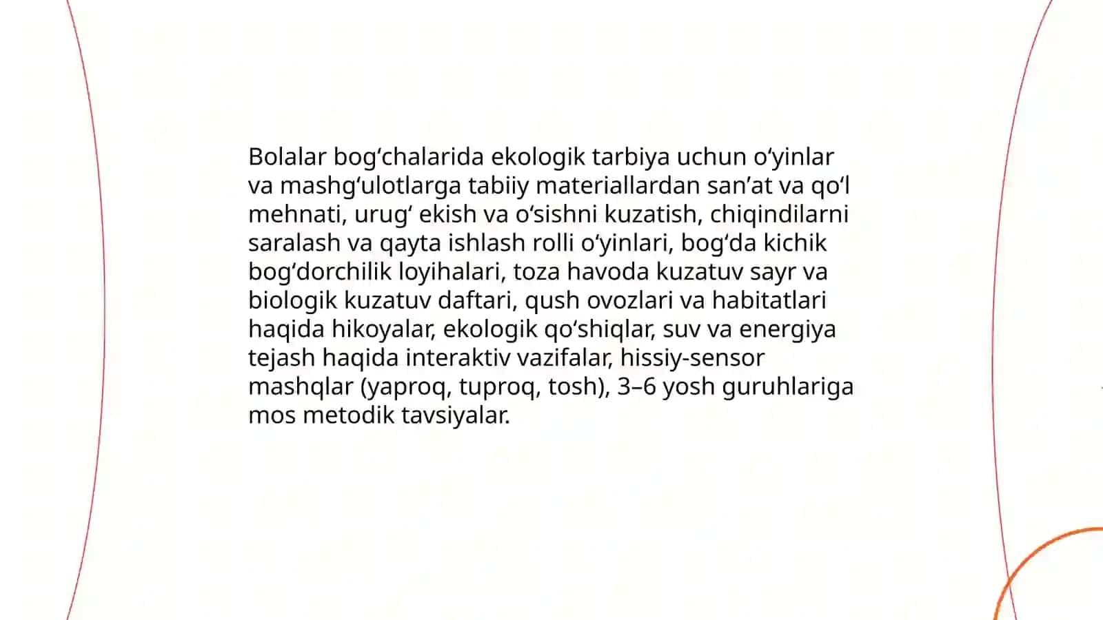 Maktabgacha ta'lim yoshdagi bolalarga ekalogik tarbiya berish 4