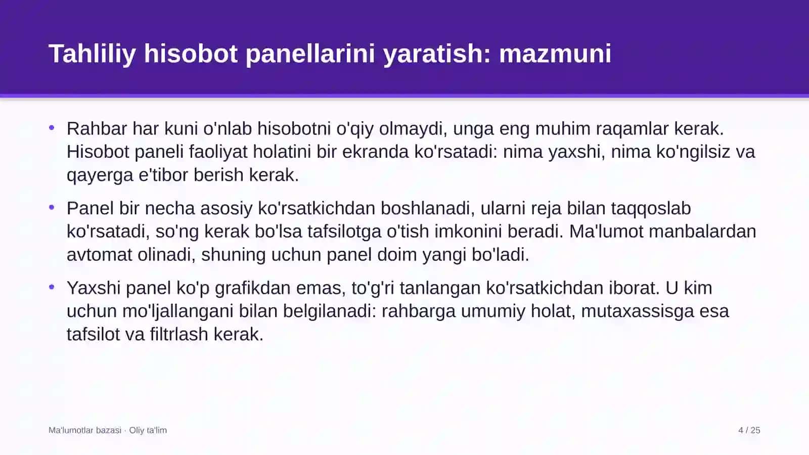 yog'ochni qayta ishlash korxonalarida tahliliy hisobot panellarini dashboard yaratish 4183 4