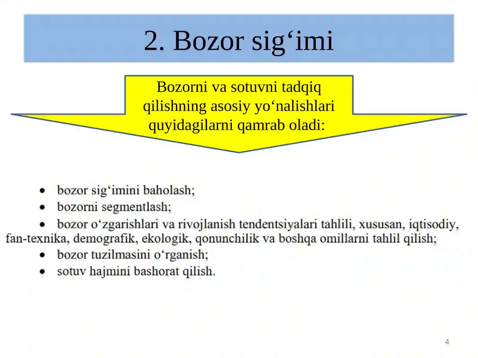 Bozor sig‘imi 4