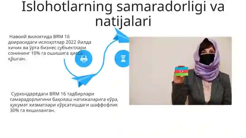 BRM 16 boʻyicha O'zbekistonda amalga oshirilgan islohotlar 4