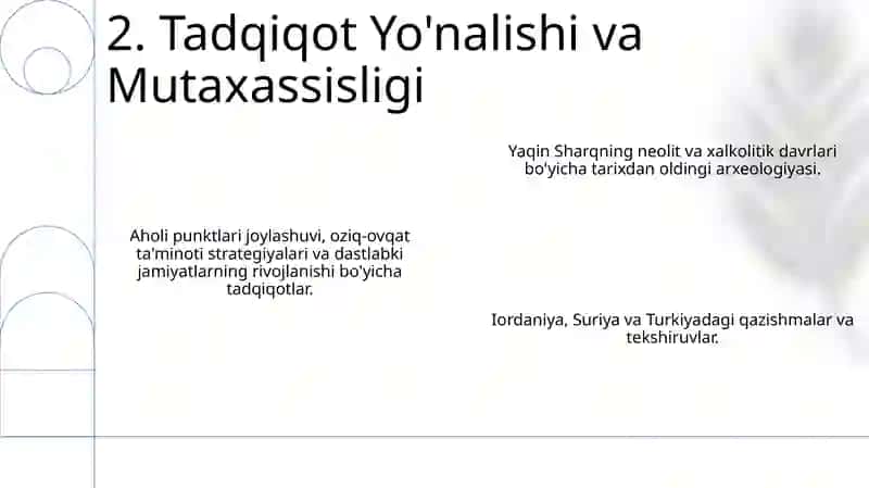 Arxealog D.D.Lev faoliyati 4