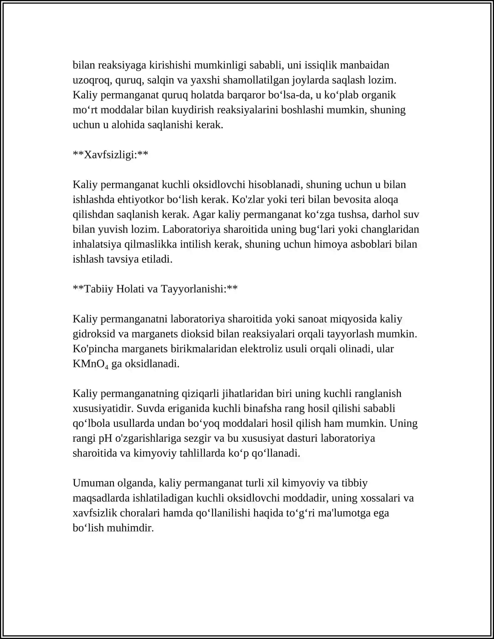 KALIY PERMANGANAT 4