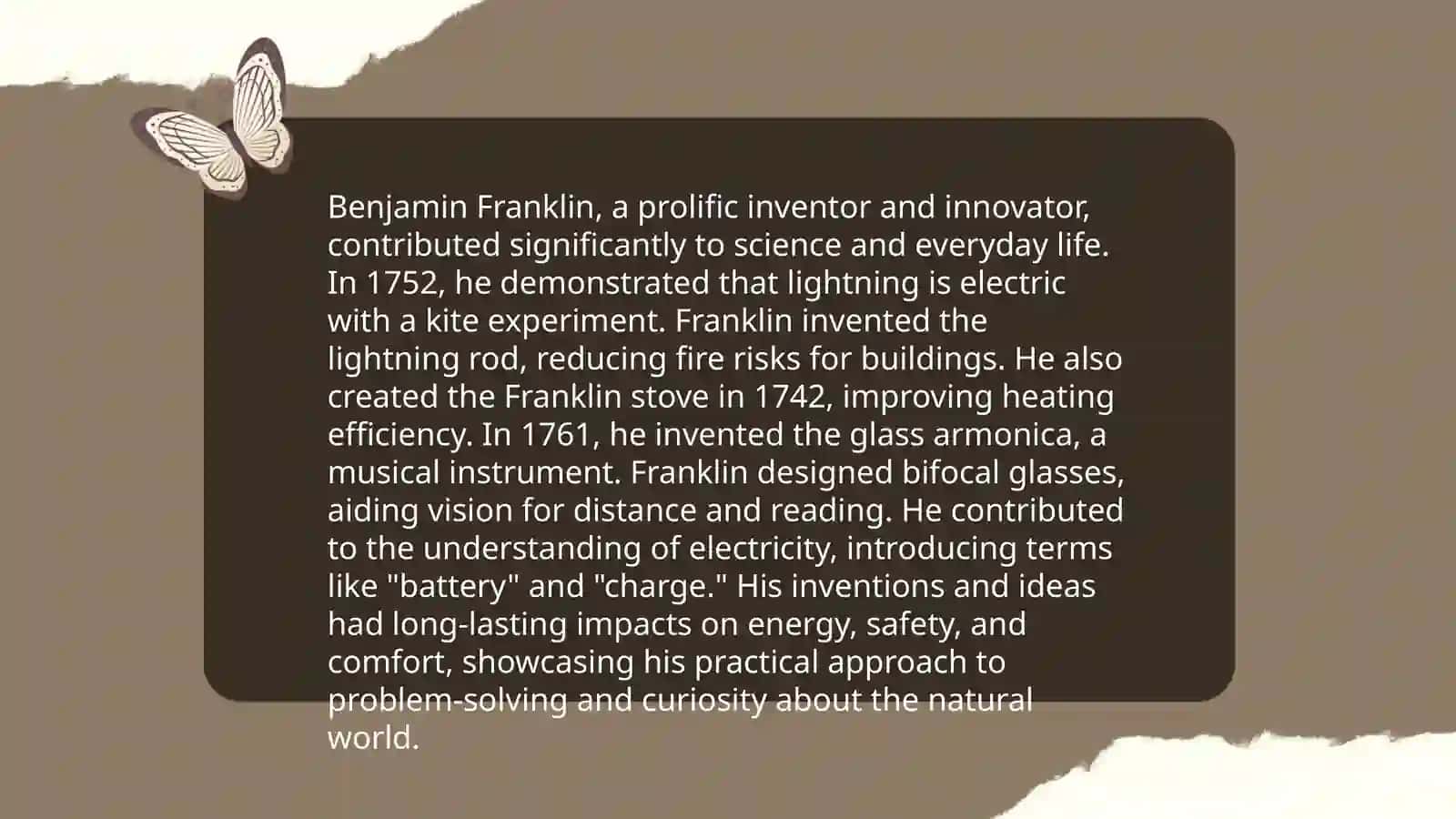 Benjamin Franklin 4