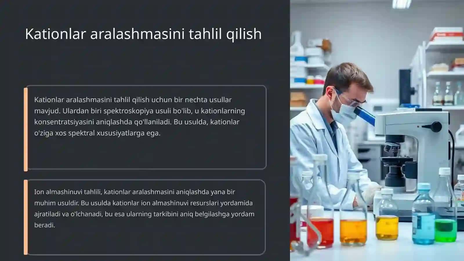 Kationlar aralashmasi analizi 4