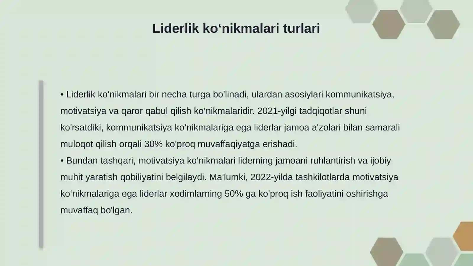 Liderlik ko‘nikmalari 4