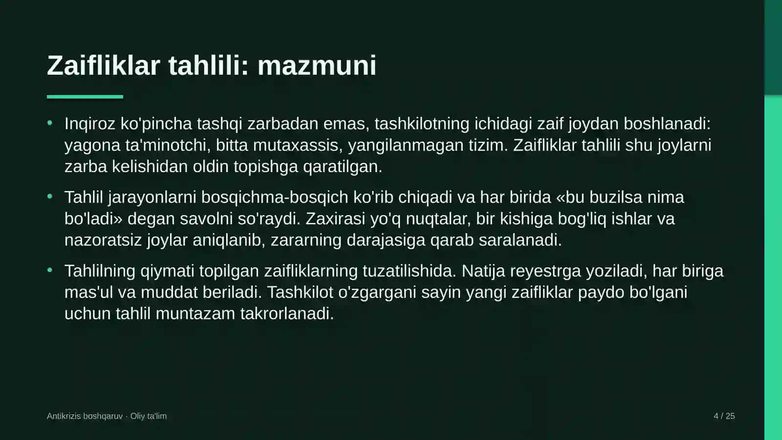 bolalar shifoxonalarida zaifliklar tahlilini o'tkazish 3672 4